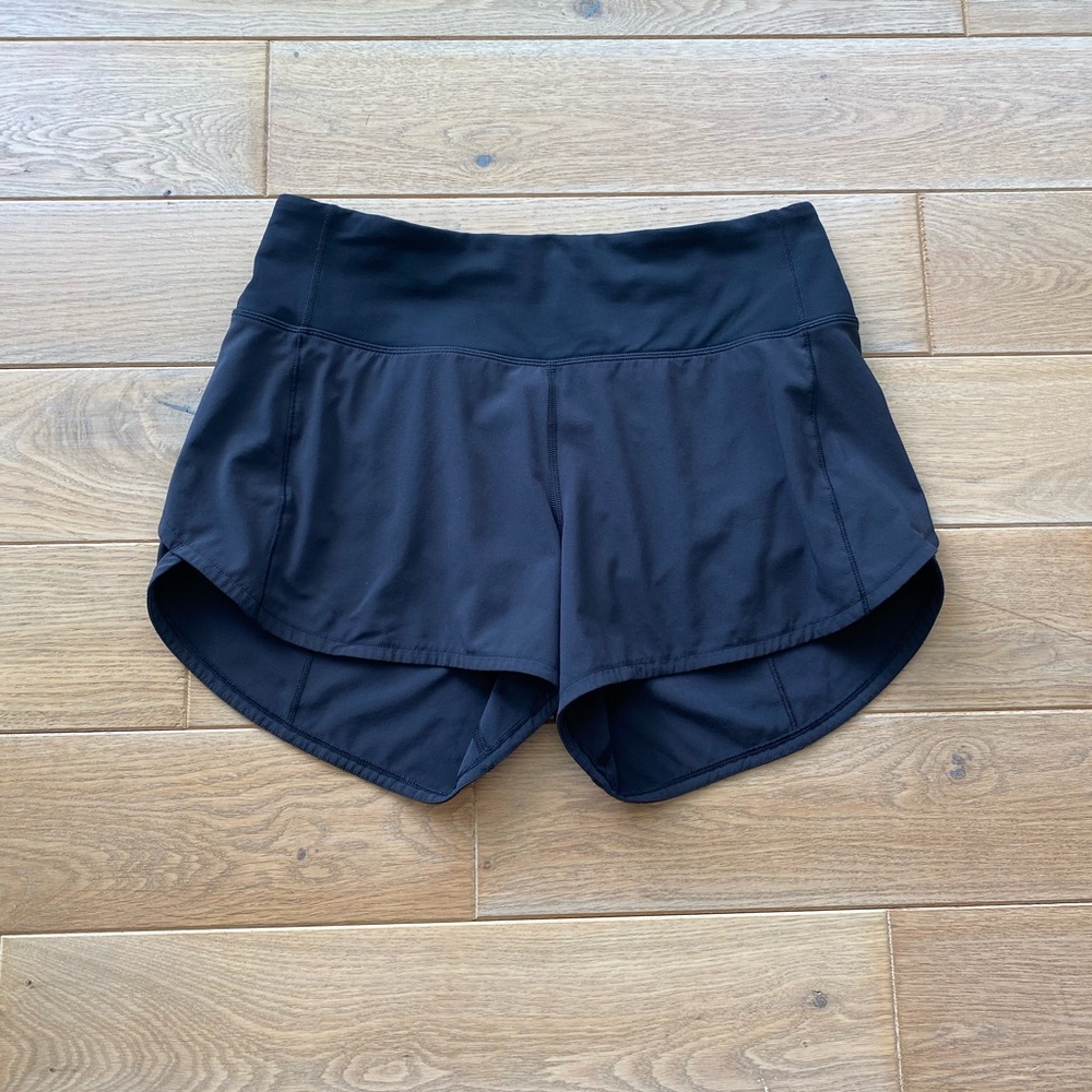 lululemon Speed Up High Rise Lined Short 4”